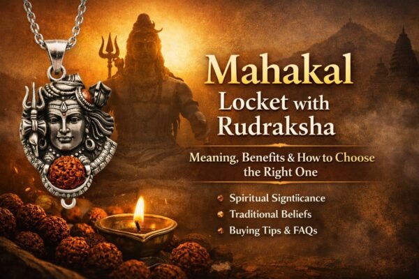 mahakal locket with rudraksha
