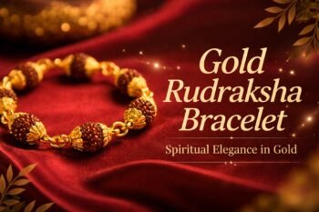 gold rudraksh bracelet